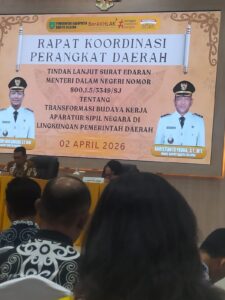 SURAT EDARAN BUPATI BARITO SELATAN TENTANG TRANSFORMASI BUDAYA KERJA ASN